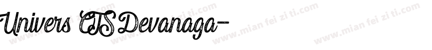Univers OTS Devanaga字体转换